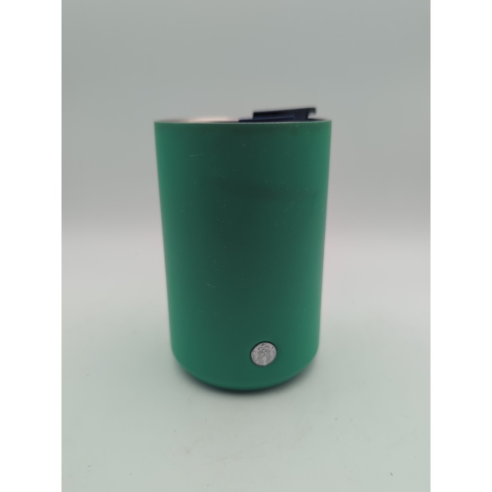 Starbucks 12oz Green  Stainless Vaccum Insulated Tumbler Hot/Cold Silcone Grip